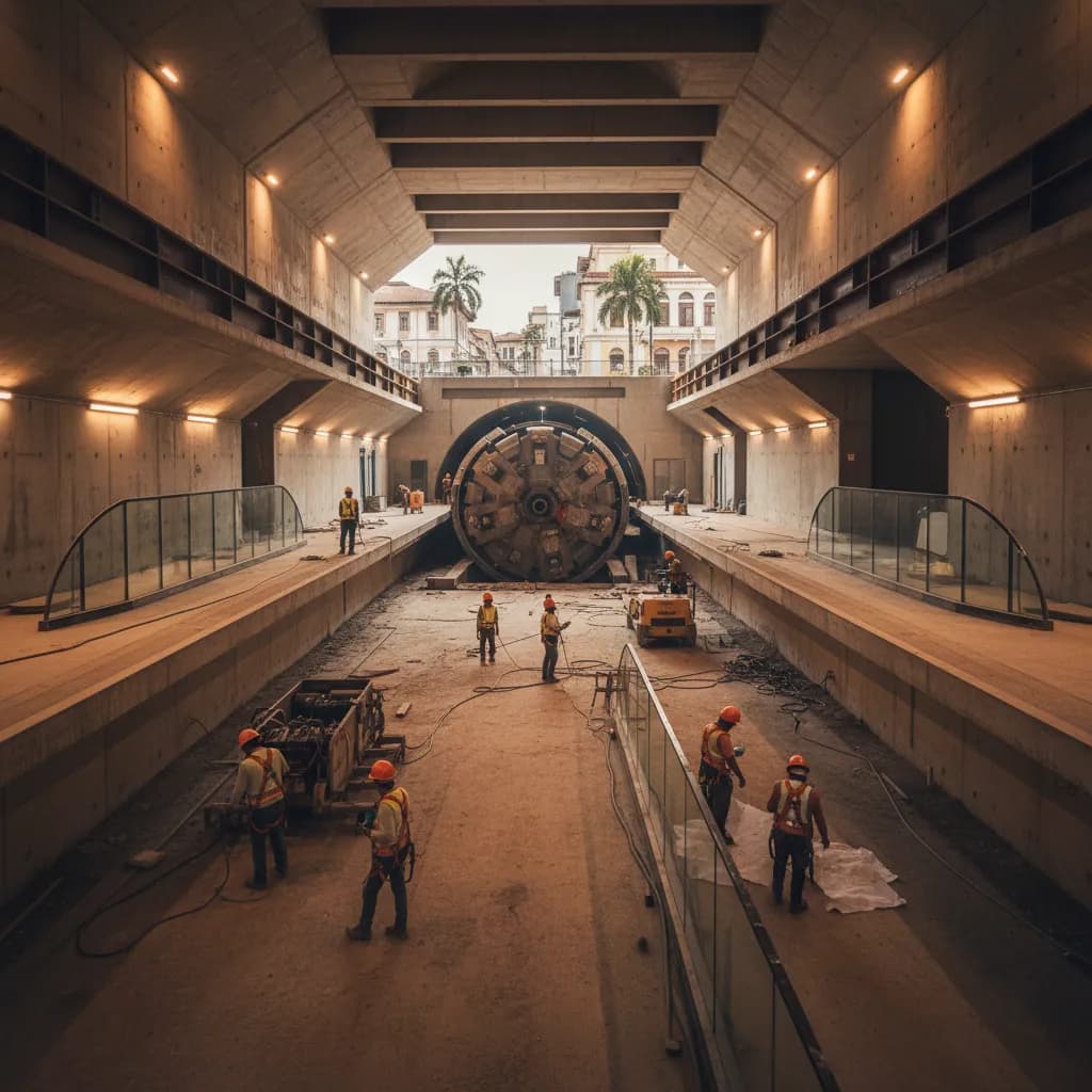 Quito Metro Line 1 Northern Extension to La Ofelia Receives Environmental License: 5 km Underground Corridor, 4 New Stations, $80 Million CAF Financing